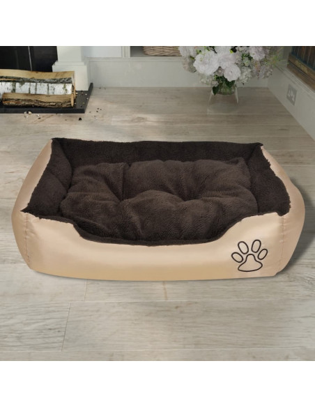 Letto Caldo per Cani con Cuscino Imbottito L