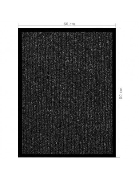 Zerbino Striato Antracite 60x80 cm