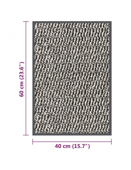 Zerbino Trapuntato 40x60 cm Marrone Chiaro