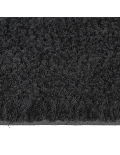 Zerbino Nero 90x150 cm Fibra di Cocco