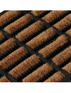 Zerbino Rettangolare 45x75 cm in Gomma e Fibra di Cocco