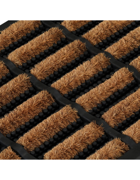 Zerbino Rettangolare 45x75 cm in Gomma e Fibra di Cocco