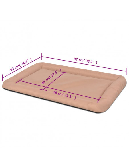 Materasso per Cani Taglia XXL Beige