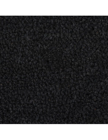 Zerbino Nero 65x100 cm Fibra di Cocco
