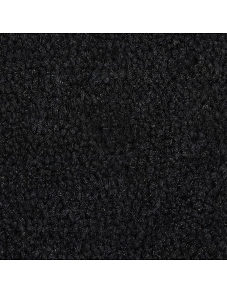 Zerbino Nero 65x100 cm Fibra di Cocco