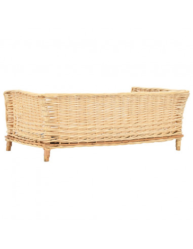 Cesta per Cani con Cuscino 90x54x35 cm Salice Naturale