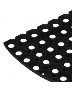 Zerbino Mezzo Rotondo 45x75 cm in Gomma