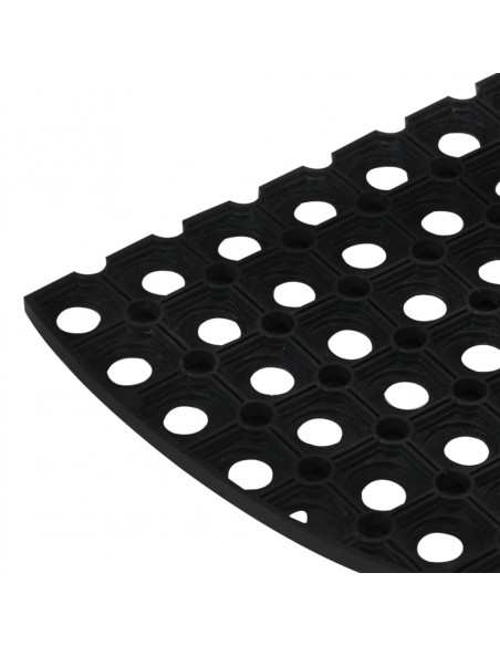 Zerbino Mezzo Rotondo 45x75 cm in Gomma
