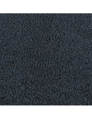 Zerbino Grigio Scuro Mezzo Rotondo 50x80 cm Fibra di Cocco