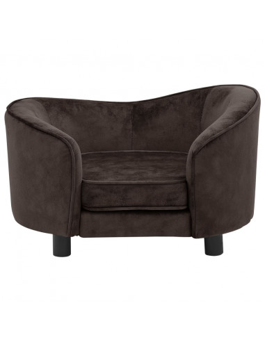 Divano per Cani Marrone 69x49x40 cm in Peluche