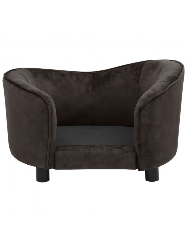 Divano per Cani Marrone 69x49x40 cm in Peluche