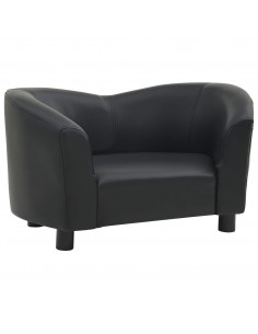 Divano per Cani Nero 67x41x39 cm in Similpelle 2