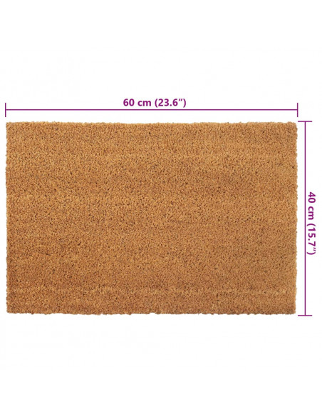 Zerbini 2 pz Naturale 40x60 cm in Fibra di Cocco