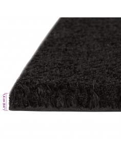 Zerbino Nero 40x60 cm in Fibra di Cocco