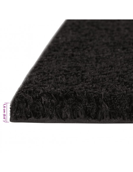 Zerbini 5 pz Neri 40x60 cm in Fibra di Cocco