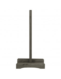 Traliccio da Giardino Grigio 120x60 cm in Massello di Abete