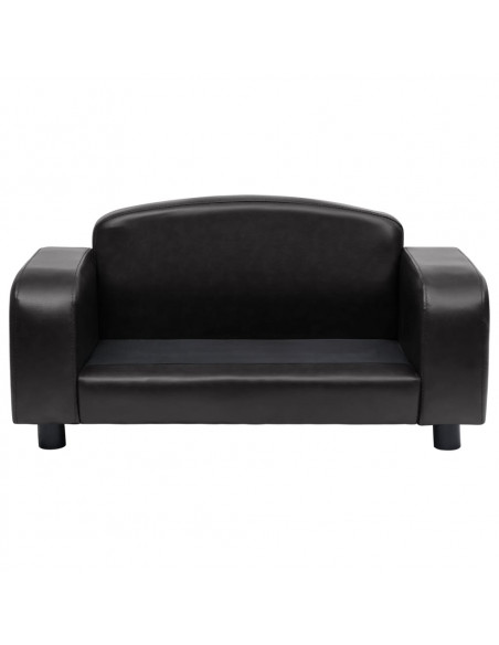 Divano per Cani Nero 80x50x40 cm in Similpelle