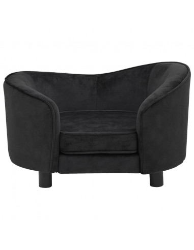 Divano per Cani Nero 69x49x40 cm in Peluche
