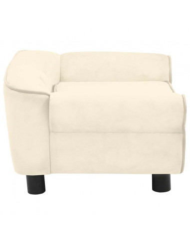 Divano per Cani Crema 72x45x30 cm in Peluche