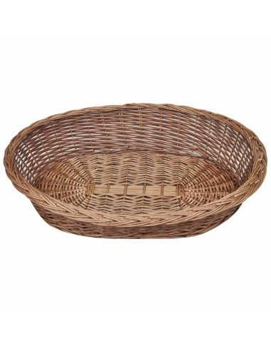 Cesto per Cani/Lettino in Vimini Naturale 90 cm