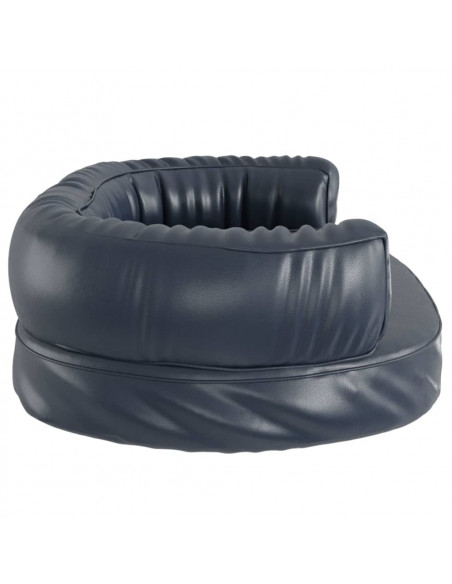 Letto per Cani con Gommapiuma Blu Scuro 60x42 cm in Similpelle
