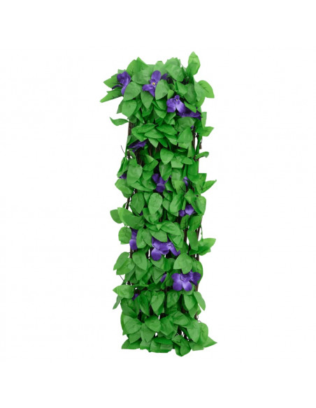 Traliccio Edera Artificiale Espandibile 5 pz Verde 180x70 cm