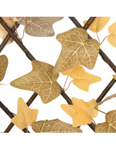 Traliccio Foglie Acero Artificiale Espandibile Arancione 180x60
