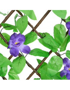 Traliccio Edera Artificiale Espandibile Verde 180x20 cm