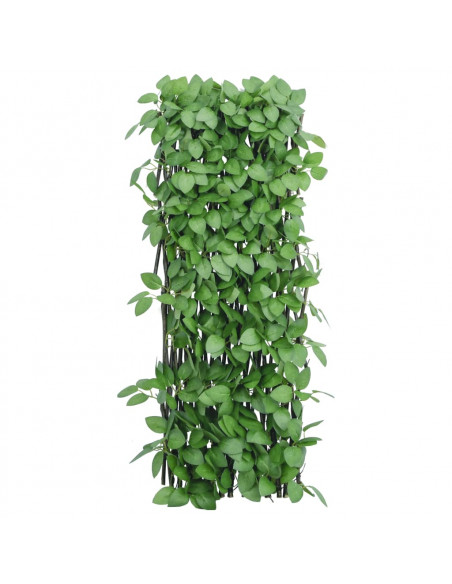Traliccio Edera Artificiale Espandibile 5 pz Verde 180x65 cm