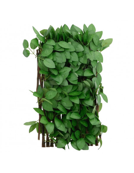 Traliccio Edera Artificiale Espandibile 5 pz Verde 180x30 cm