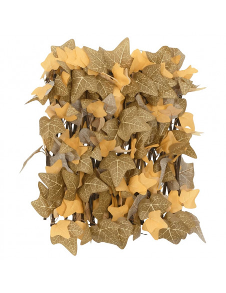 Traliccio Acero Artificiale Espandibile Arancione 5pz 180x30 cm