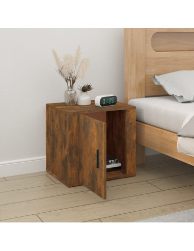 Comodino Rovere Fumo 50x39x47 cm