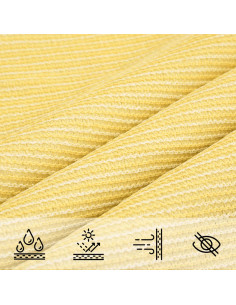 Vela Parasole 160 g/m² Beige 2x3 m in HDPE