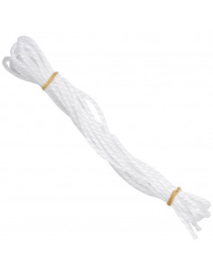 Vela Parasole 160 g/m² Bianca 3,5x3,5x4,9 m in HDPE