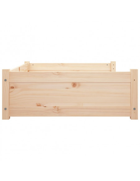 Cuccia per Cani 95,5x65,5x28 cm in Legno Massello di Pino