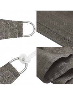 Vela Parasole 160 g/m² Antracite 3,5x5 m in HDPE