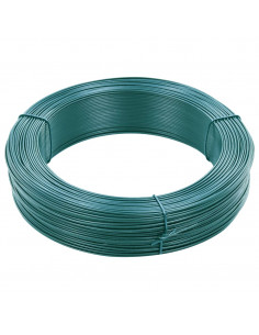 Filo per Recinzioni 250m 0,9/1,4 mm in Acciaio Verde Nerastro