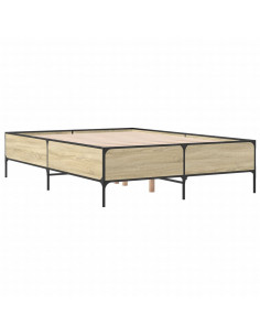 Giroletto Rovere Sonoma 140x190 cm in Legno Multistrato Metallo