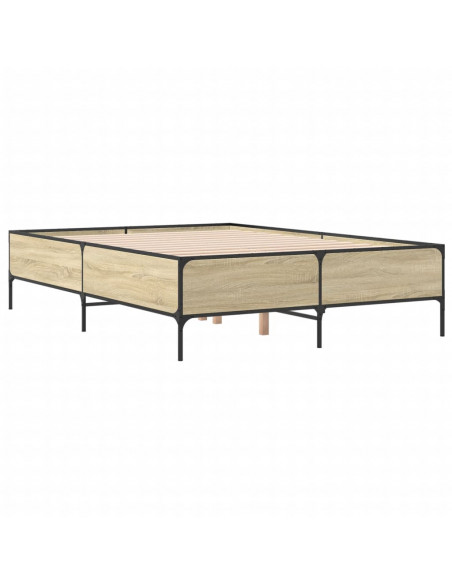 Giroletto Rovere Sonoma 140x190 cm in Legno Multistrato Metallo