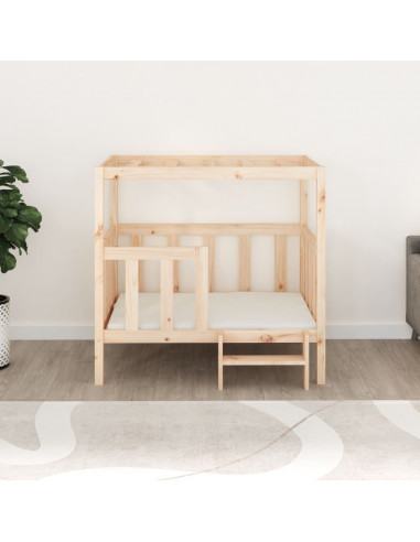 Cuccia per Cani 105,5x83,5x100 cm in Legno Massello di Pino