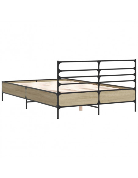 Giroletto Rovere Sonoma 140x190 cm in Legno Multistrato Metallo