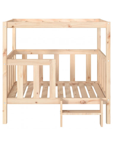 Cuccia per Cani 105,5x83,5x100 cm in Legno Massello di Pino