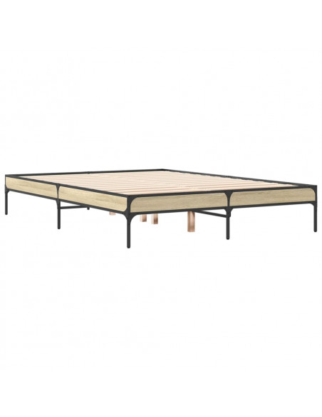 Giroletto Rovere Sonoma 140x190 cm in Legno Multistrato Metallo