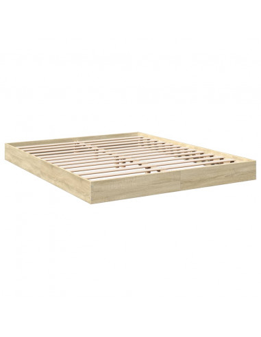 Giroletto senza Materasso Rovere Sonoma 150x200cm in Truciolato