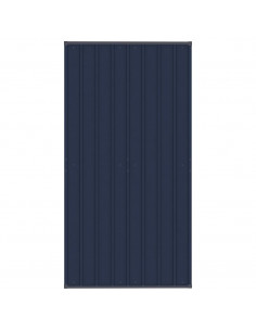 Gabbia per Cani da Esterno con Tetto in Acciaio 1,84 m²