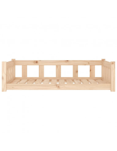 Cuccia per Cani 105,5x75,5x28 cm in Legno Massello di Pino