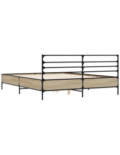 Giroletto Rovere Sonoma 150x200 cm in Legno Multistrato Metallo