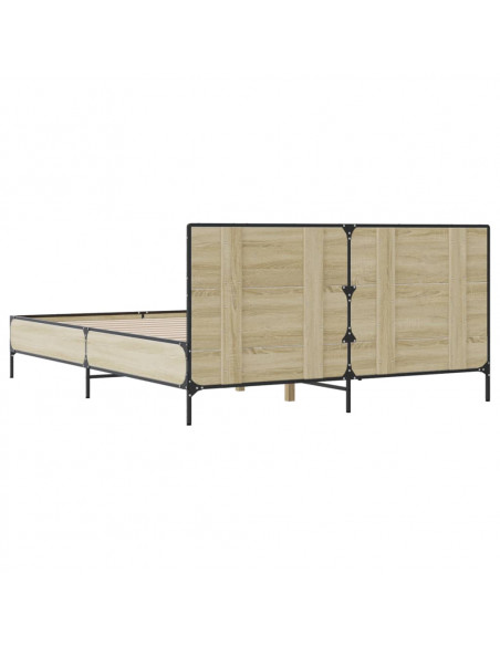 Giroletto Rovere Sonoma 150x200 cm in Legno Multistrato Metallo
