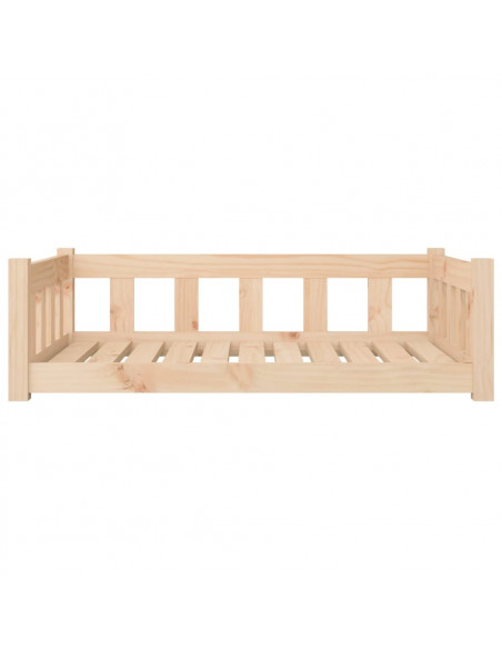 Cuccia per Cani 95,5x65,5x28 cm in Legno Massello di Pino