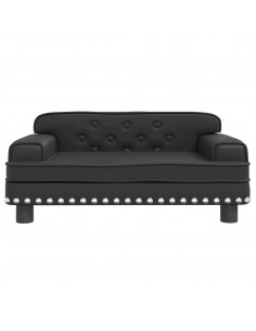 Lettino per Cani Nero 70x45x30 cm in Similpelle 2